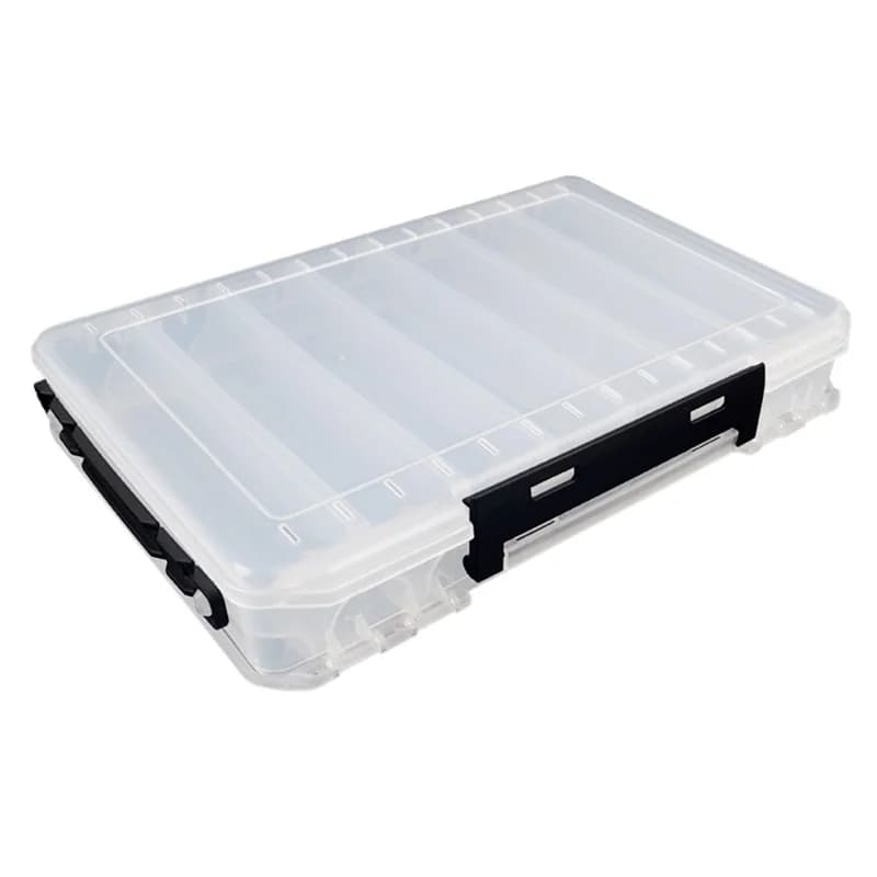 Scatola da Pesca Bifacciale, Accessori per la Pesca, Contenitore per Esche e Ami, Organizzatore per Attrezzatura da Pesca