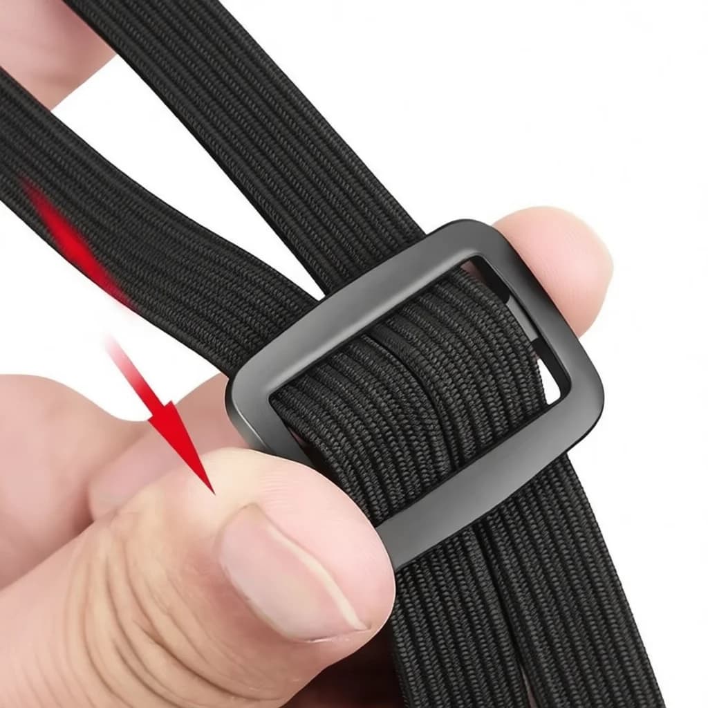 Adjustable Bungee Cord Travel Luggage Belt For Ebike Motorcycle Bicycle Rack Cargo Fastening Elastic Rope Strap