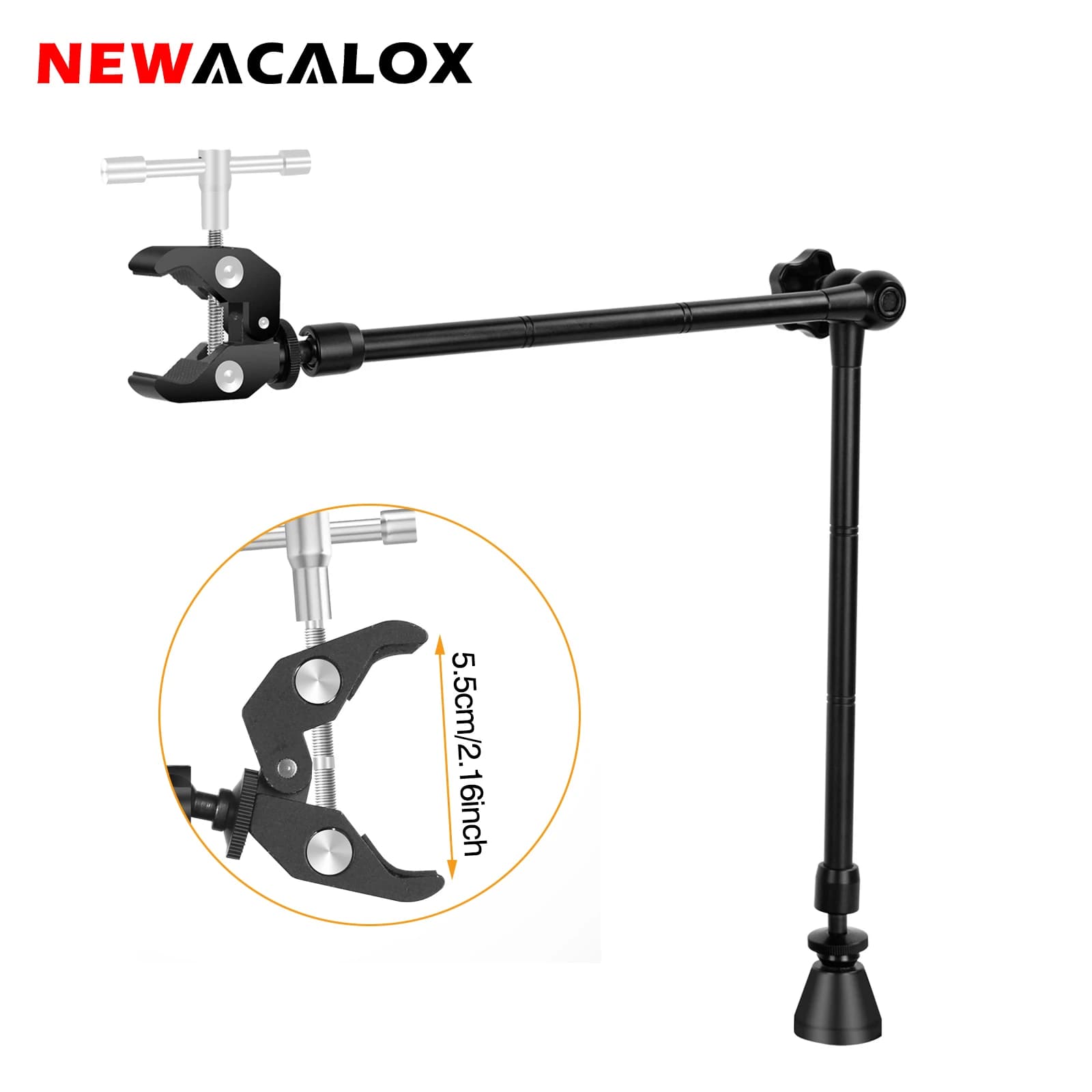 NEWACALOX strumento di saldatura di terza mano clip di fissaggio per PCB supporto per pistola termica strumento per stazione di rilavorazione che aiuta le mani con Base magnetica