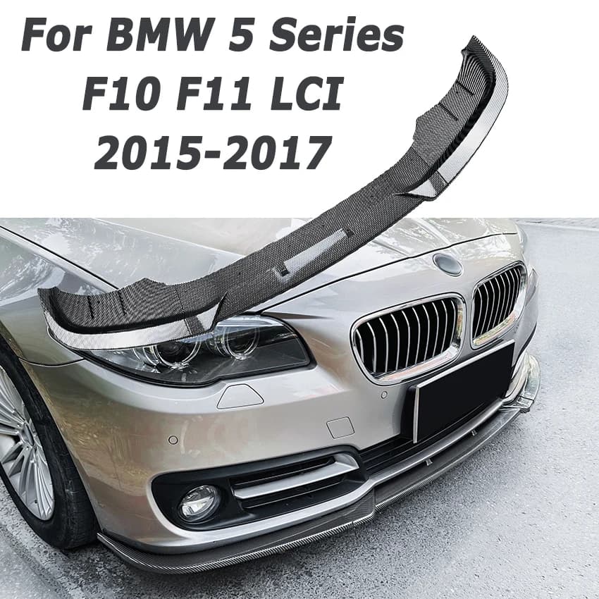 Auto bumper Front Lip for BMW Series 5 F10 F11 LCI 2015-2017 Diffuser Front Splitter Spoiler Auto Aftermarket Parts