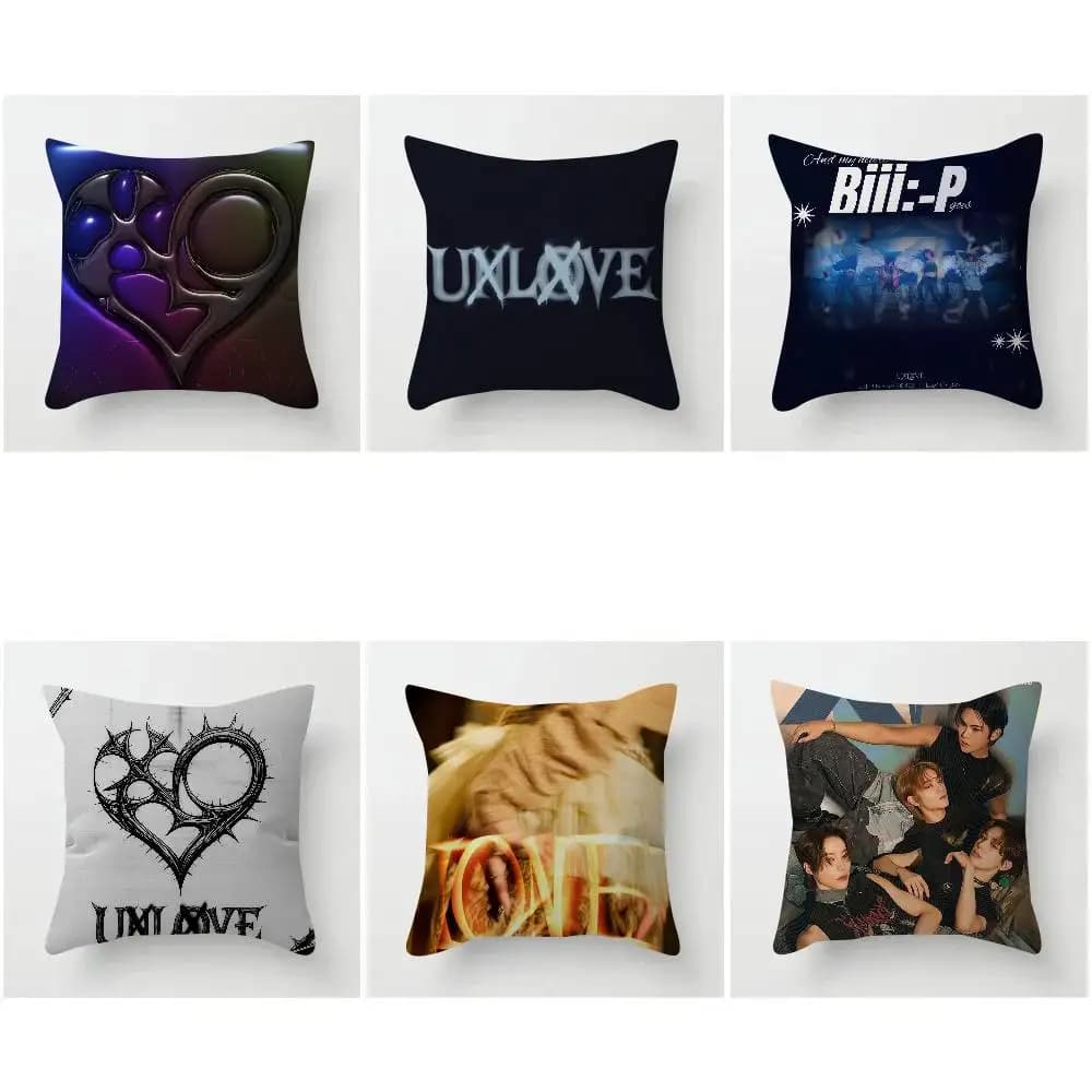 Decorative cushion cover 45x45 for home, office, bedroom, sofa, car - Popular group K-pop X-XLov Vintage