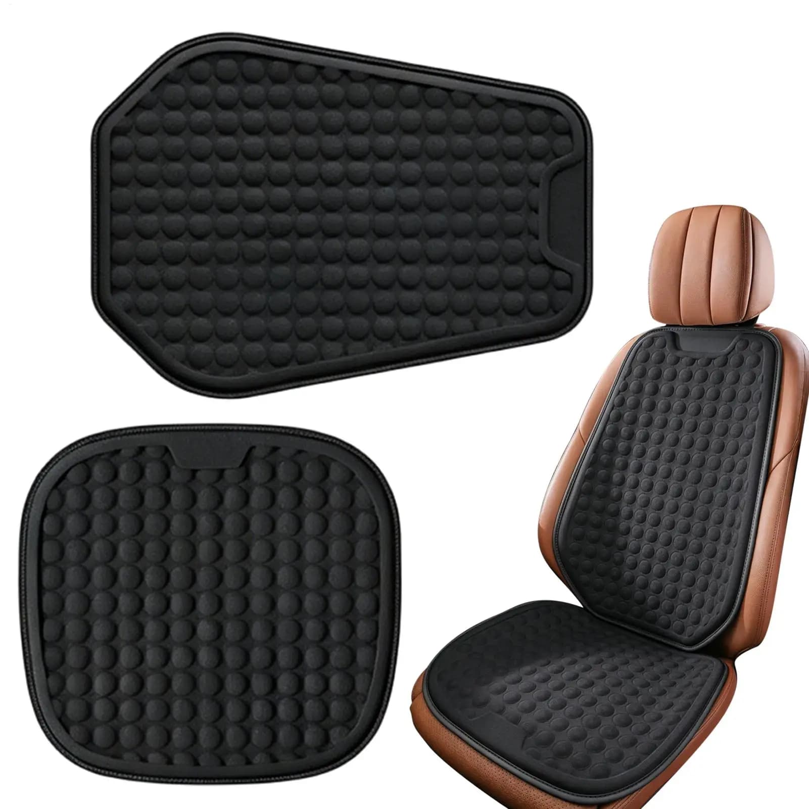 Cooling Seat Cover Soft Universal Anti-Slip with Backrest Car Seat Cooler Pad for Home Office Working Hot Weather Summer Auto