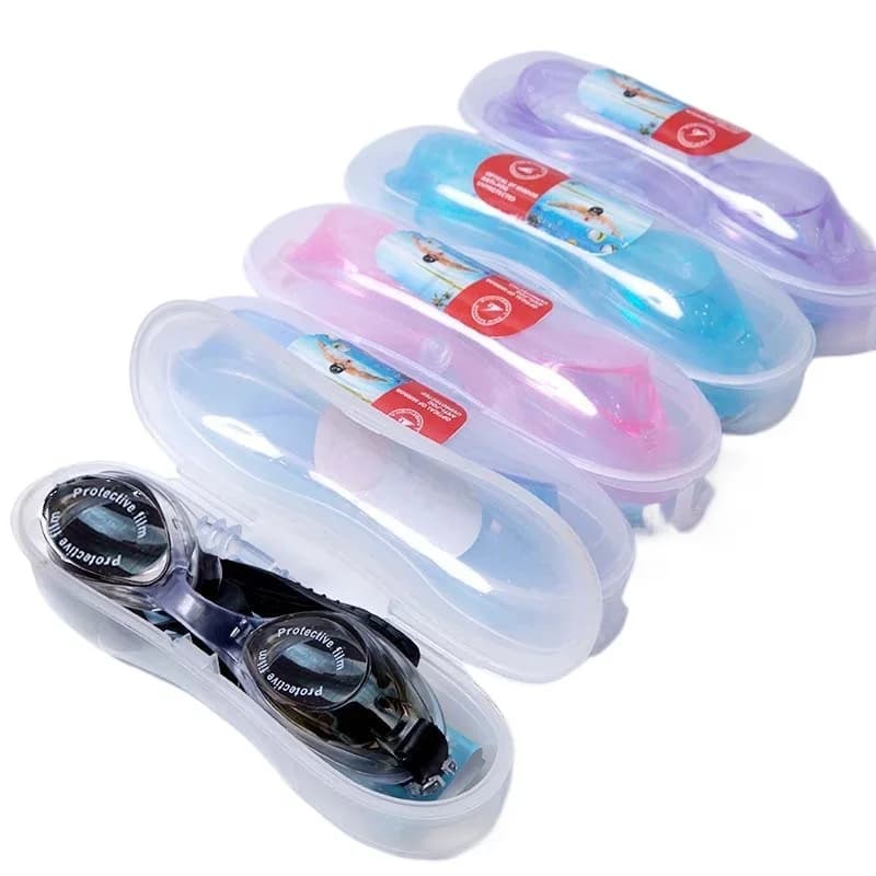 1 Piece Universal Swimwear Men's Summer Swim Glasses Adjustable Waterproof Swimming Glasses