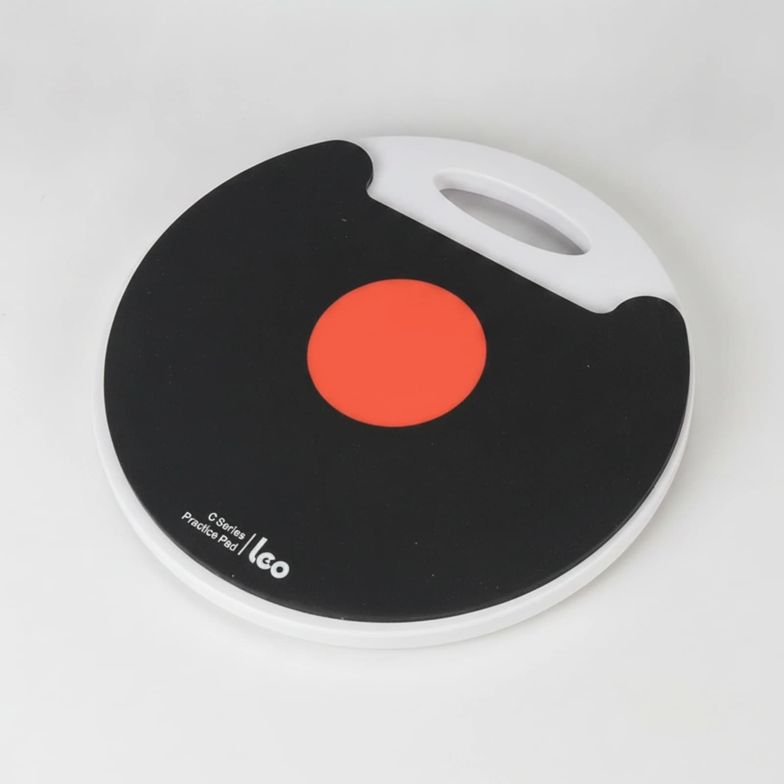 Drum Practice Pad Compact Drum Pad with Carry Handle Double-Sided for Drummers, Home, Apartment