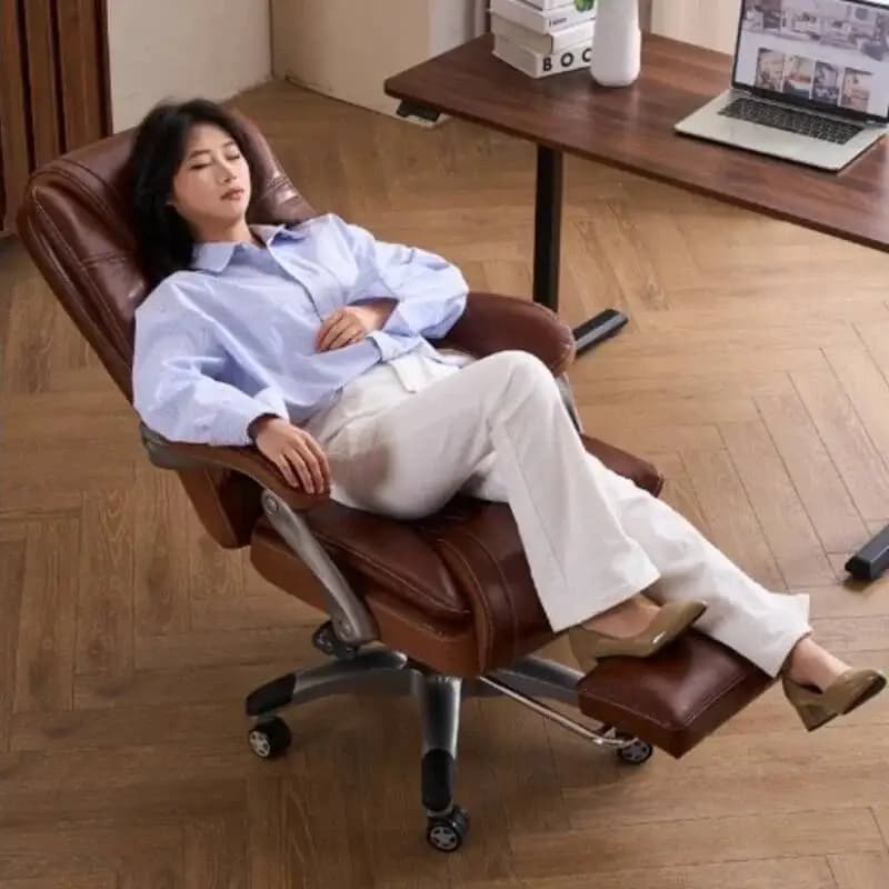 Poltrone girevoli in pelle, sedie da ufficio, mobili per la casa, sedia ergonomica da computer, poltrona da gaming, poltrona relax