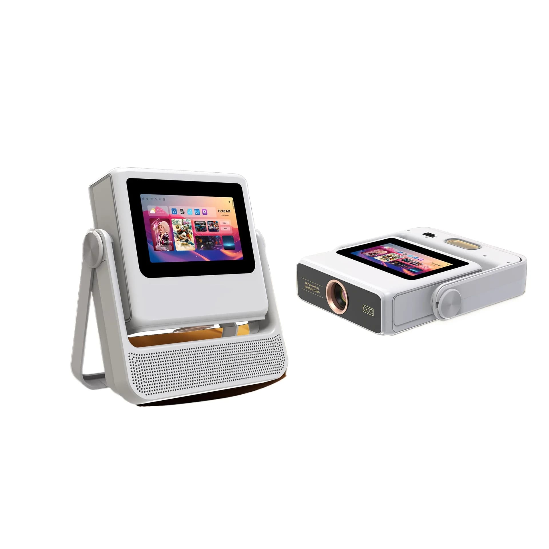 Dual-screen simultaneous display projector, multi-functional, ultra-high-definition touch model, universal connection