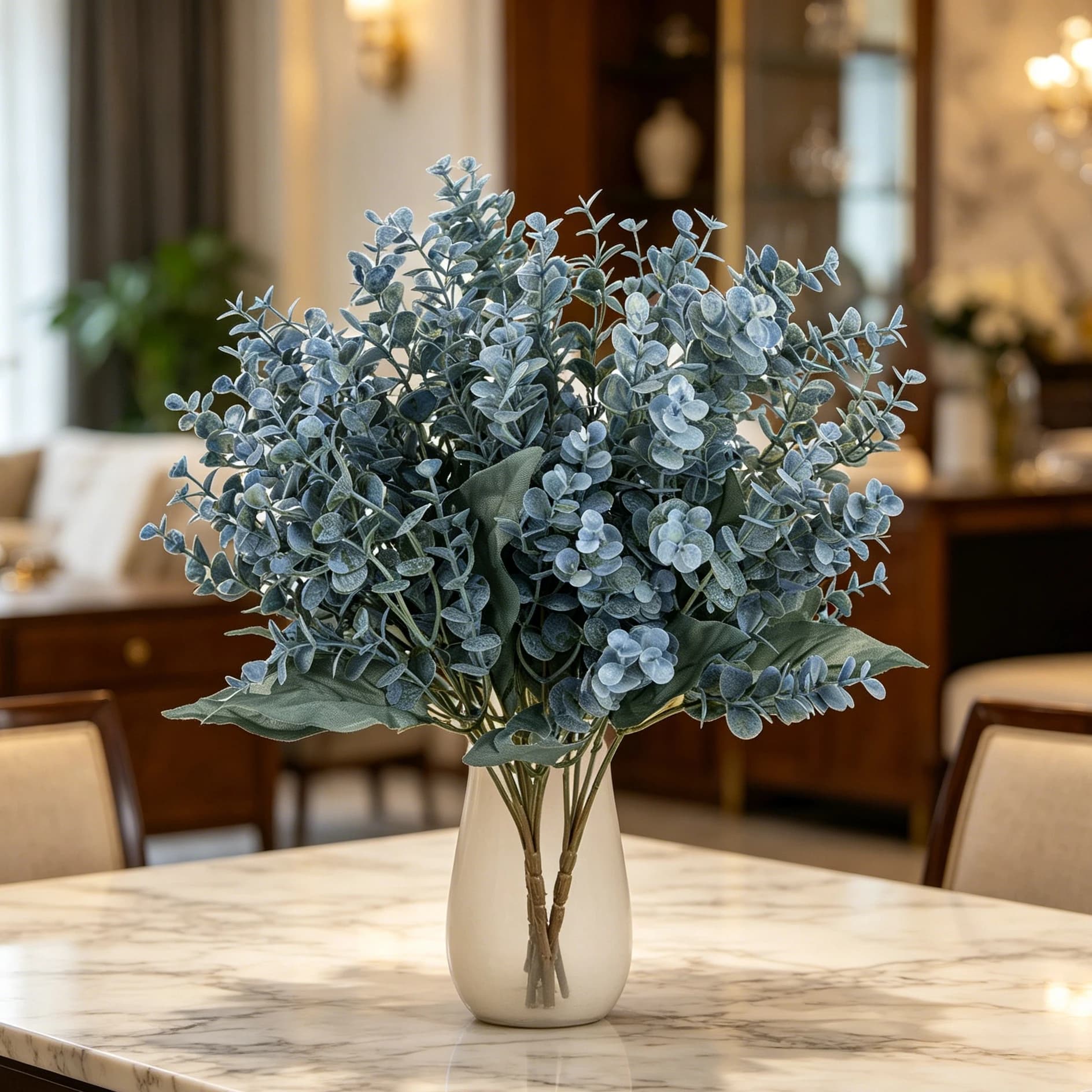 Piante Artificiali in Plastica, Eucalipto, Forniture per Matrimoni, Composizioni Floreali per Festival, Decorazioni per Casa e Tavola, Oggetti di Scena per Fotografia