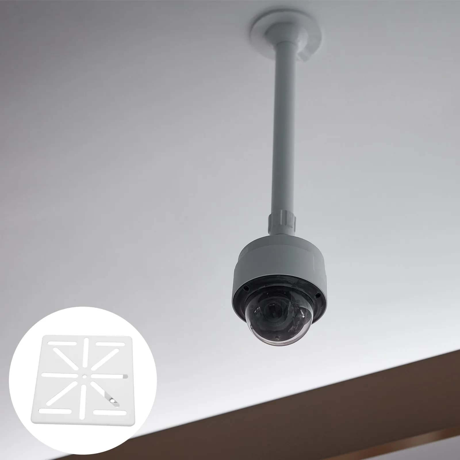 Supporto Universale per Telecamera a Sfera, Staffa in Acciaio Rinforzato per Montaggio a Parete di Telecamere di Sicurezza CCTV