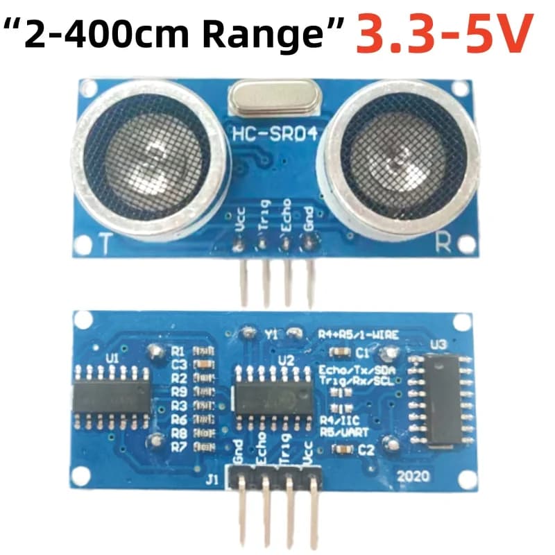 1-10 pieces HC-SR04 ultrasound sensor 2-400 cm distance module 3.3-5 V for Arduino Raspberry Pi electronic DIY