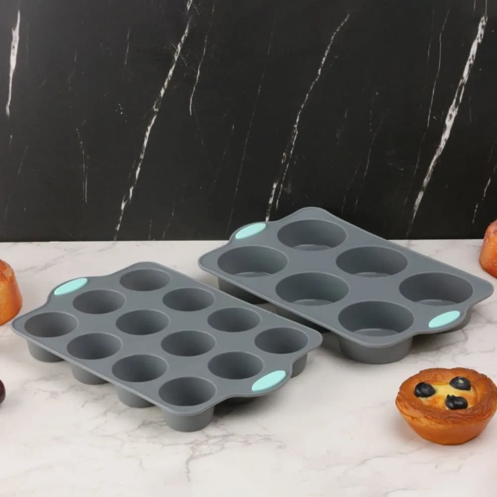 Stampi per torte multifunzionali in silicone Resistente al calore Forno antiaderente Teglia da forno Modello a spirale 3D Stampo per muffin di pane Strumento di cottura fai da te