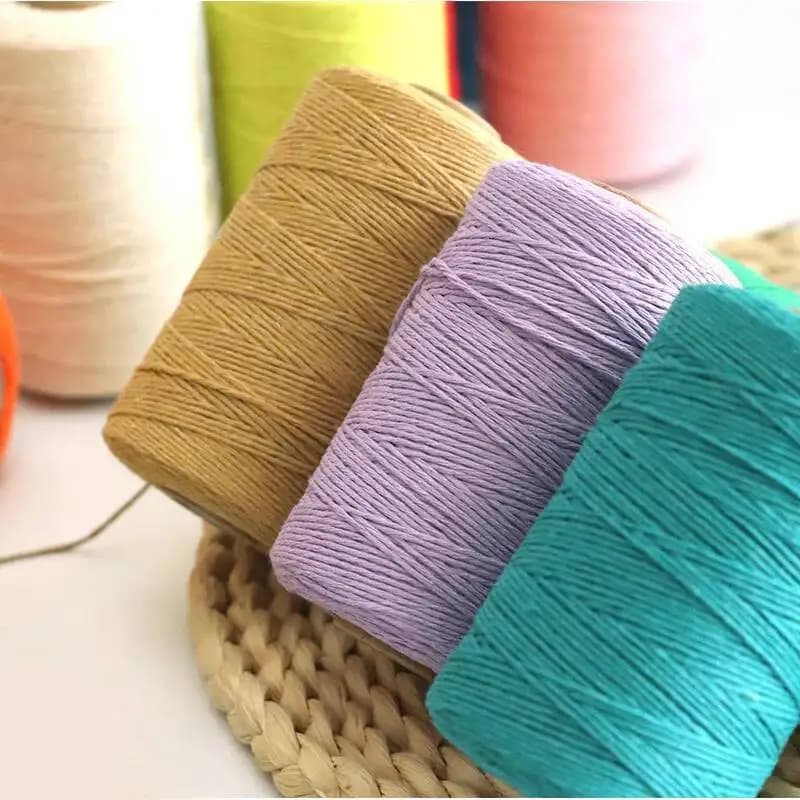 Filo Four Seasons 6 fili Filo di cotone e lino 150g per maglieria a mano Filo di lana all'uncinetto Filo Komori Filo Olio Borsa all'uncinetto 1mm