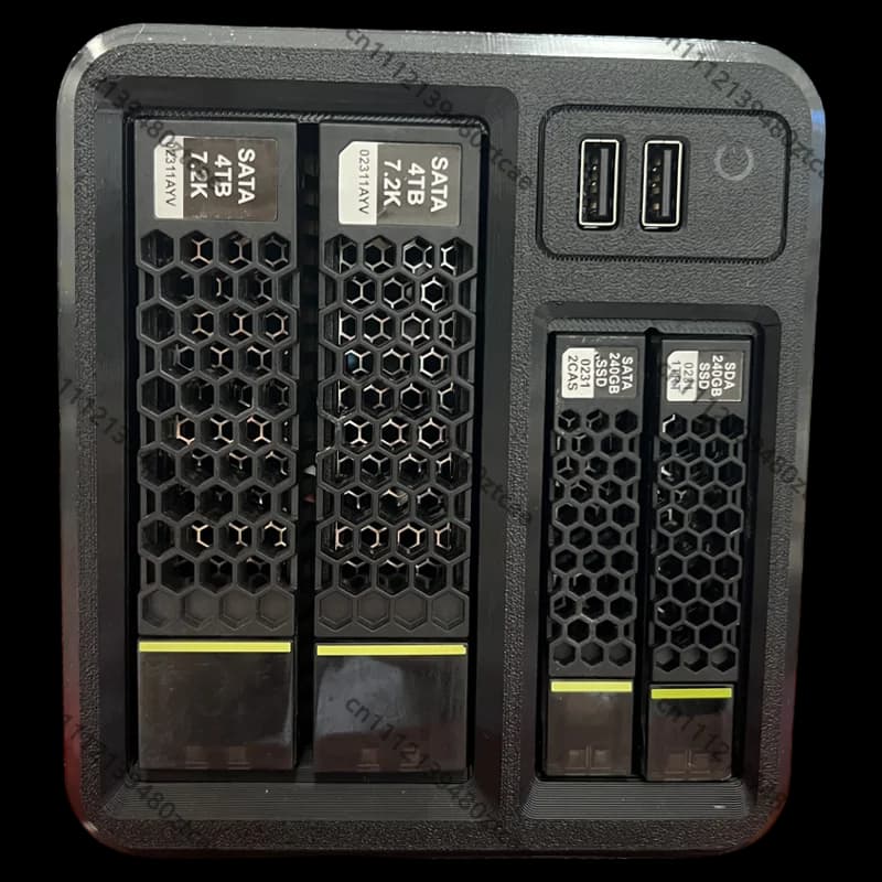2 Bay Custom Mini NAS Chassis Home Multi Disk Network Storage Computer Case