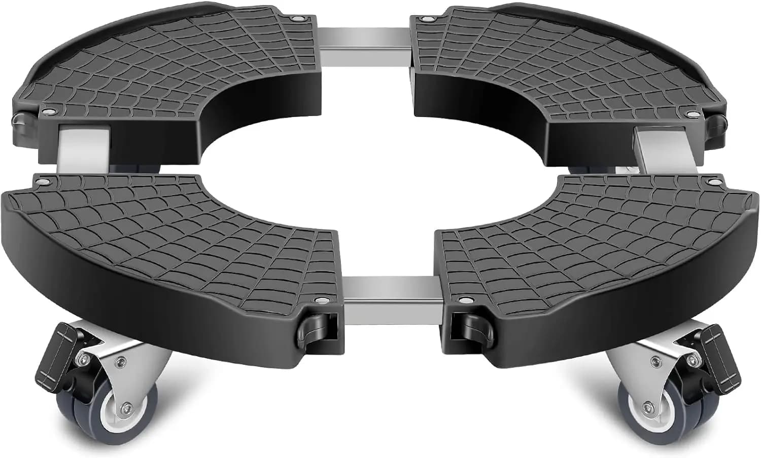 Adjustable plant trolley with wheels, durable support for large vessels, vertical gardens and household objects up to 150 kg