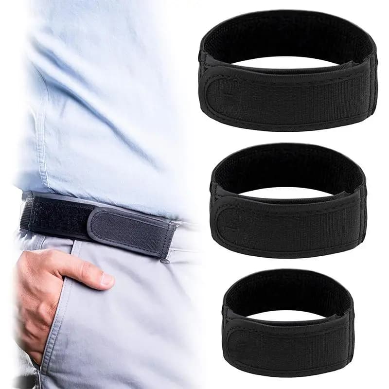 Unisex No Buckle Elastic Belt Adjustable Invisible Waistband for Jeans and Pants Comfortable Waist Accessory for Daily Wear 1Pcs