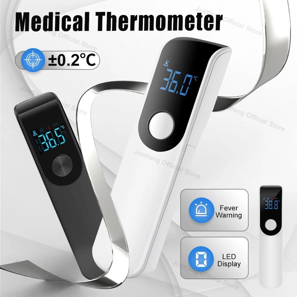 AiQUE Digital contactless thermometer Infrared thermometer Front Medical thermometer Body Fever Temperature for infants/adults