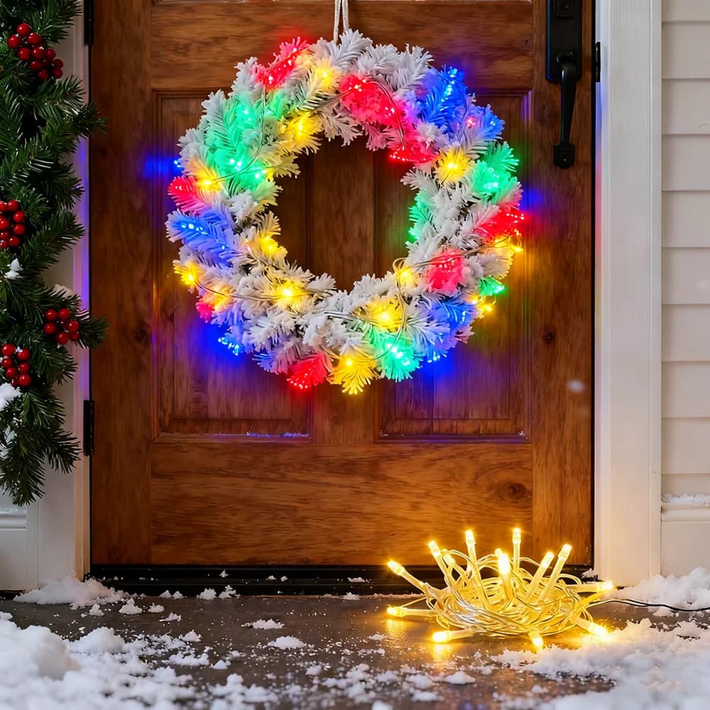 Lucine da 1 pezzo alimentate a batteria, 20 luci a LED con timer Lucine da fata 6 ore su/18 ore di spegnimento per la festa in casa