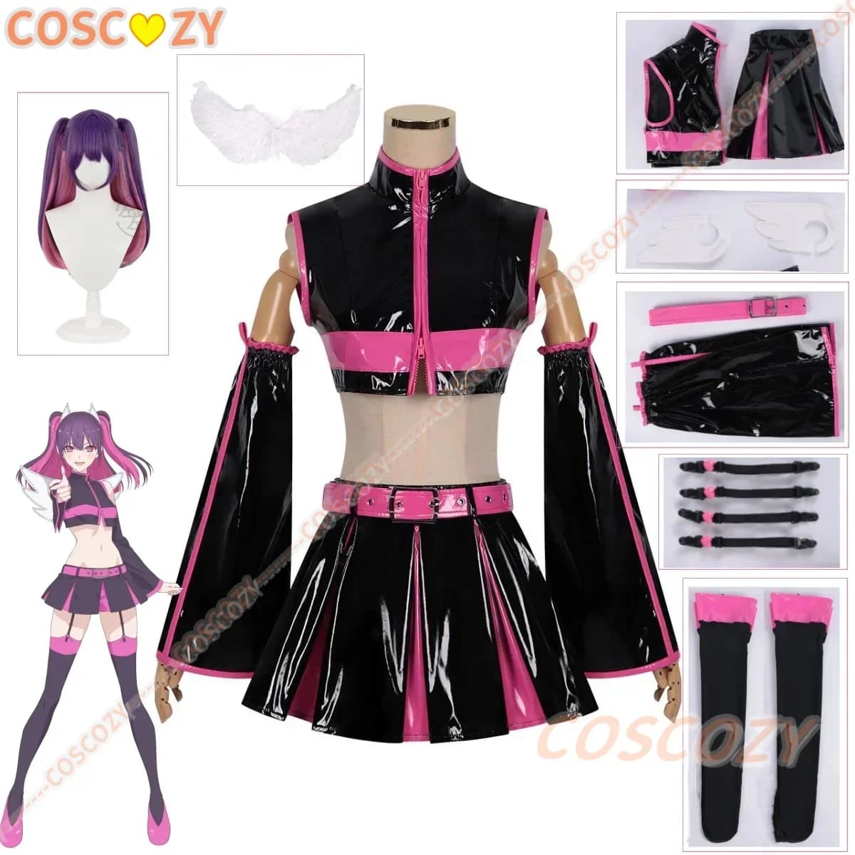 CosplayAnime 2.5 dimensional seduction Miriella Costume Cosplay Wig Uniform Gonna Ali Calza Mikari Tachibana Part of Halloween