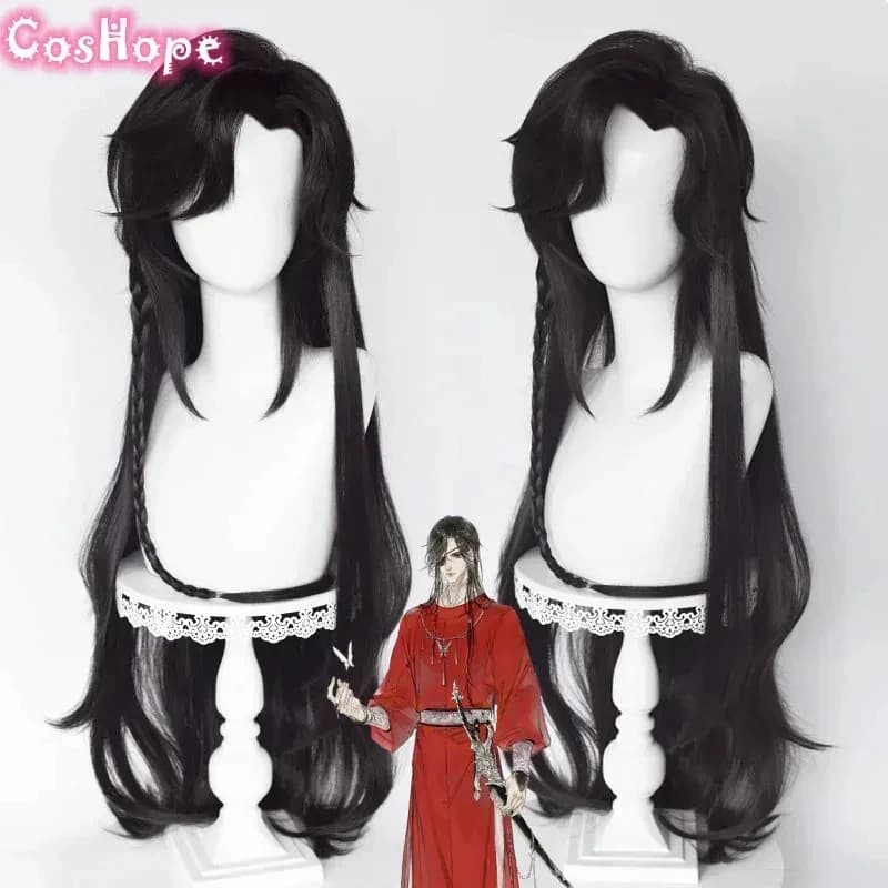 A;3\v,7'd/New San Lang Hua Cheng Black Wig Cosplay Anime Synthetic Wigs VXCT4DXBNXD2025x;4'v\6,b/