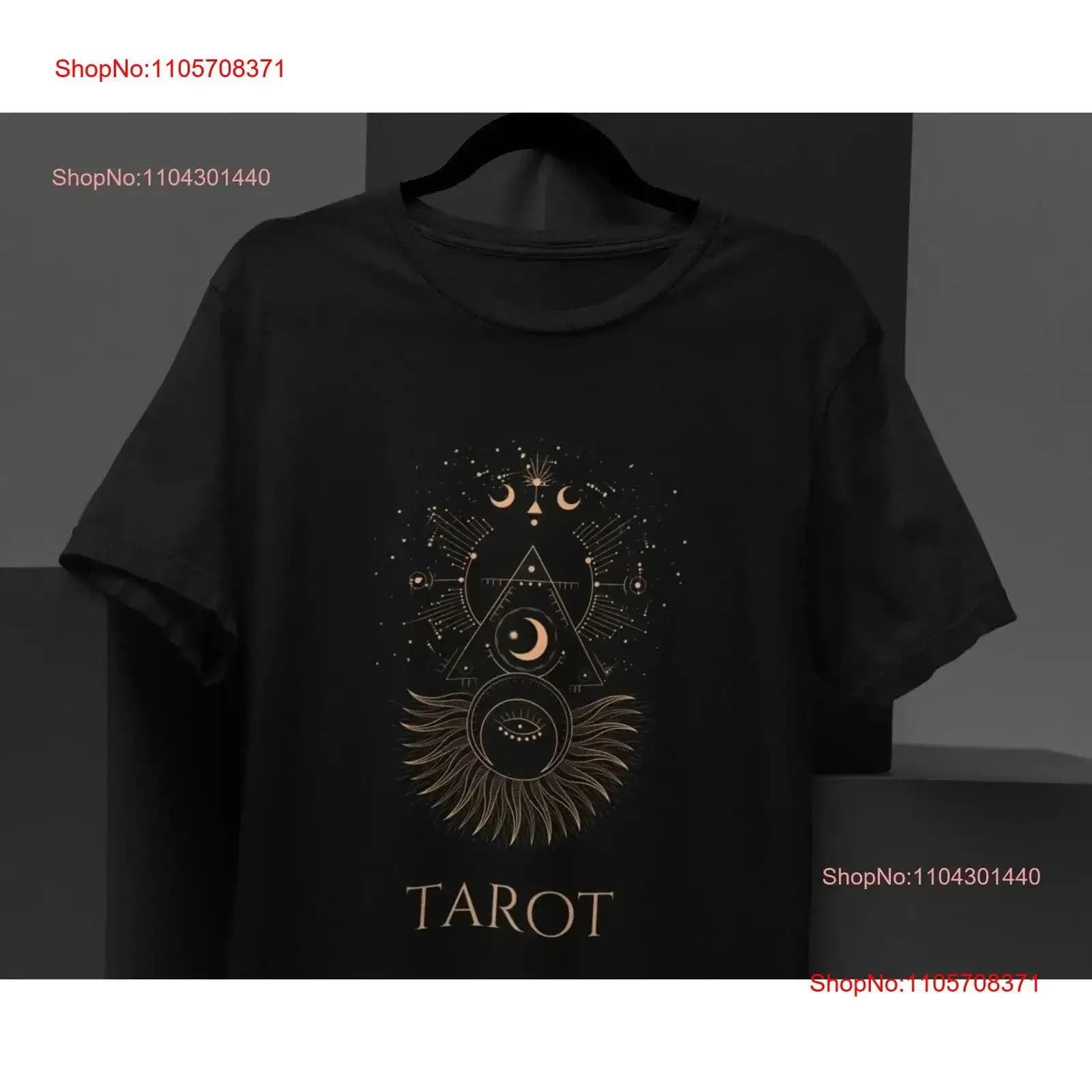 Tarot Card T Shirt For Spirtual Astrology Lovers Zodiac Psychic Reading Space vintage Washed Unisex streetwear Breathable