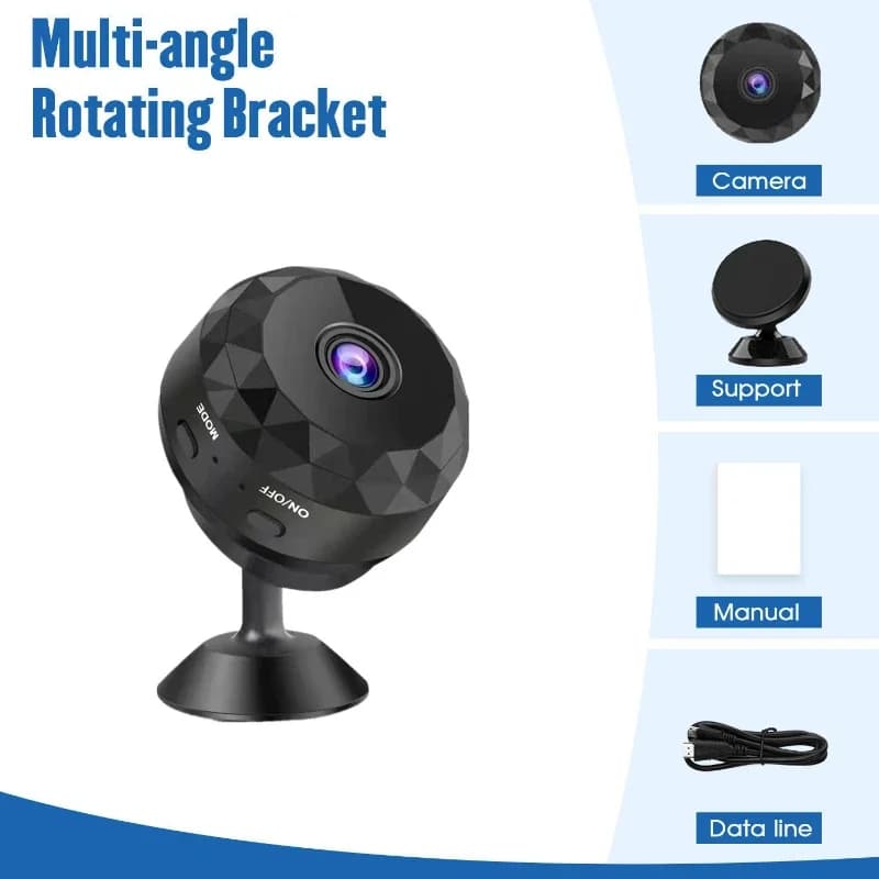 A9 1080P HD Mini Camera Wifi Wireless Indoor Security Surveillance Cameras Smart Home Remote Monitoring Human Detect Baby Monito