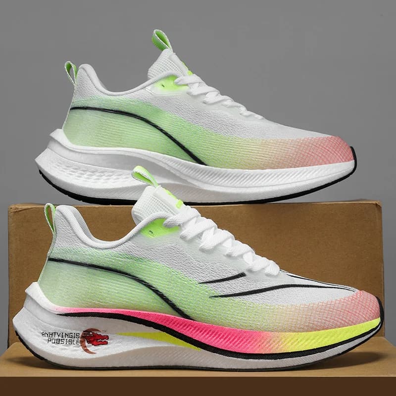 Scarpe neutre per uomo e donna Scarpe da ginnastica da corsa sportive alla moda, morbide, traspiranti, antiscivolo, comode e alla moda