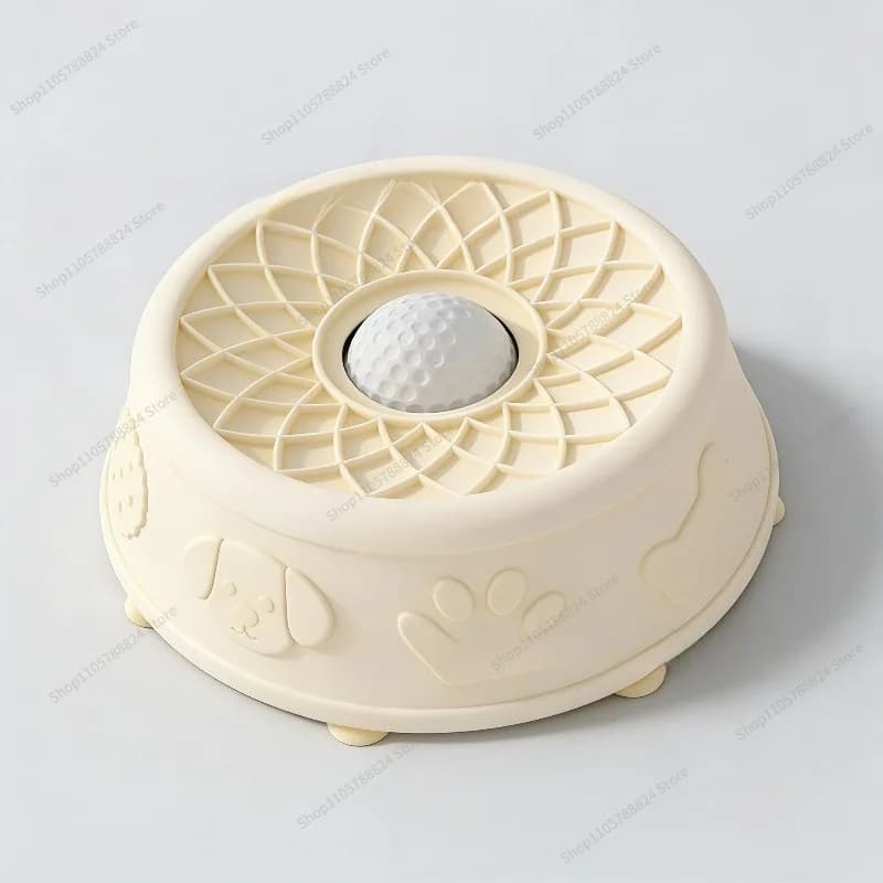 For Pet Yogurt Licking Bowl Cat and Dog Universal Anti-choking Anti-skid Leak Food Dog Toy Rolling Ball