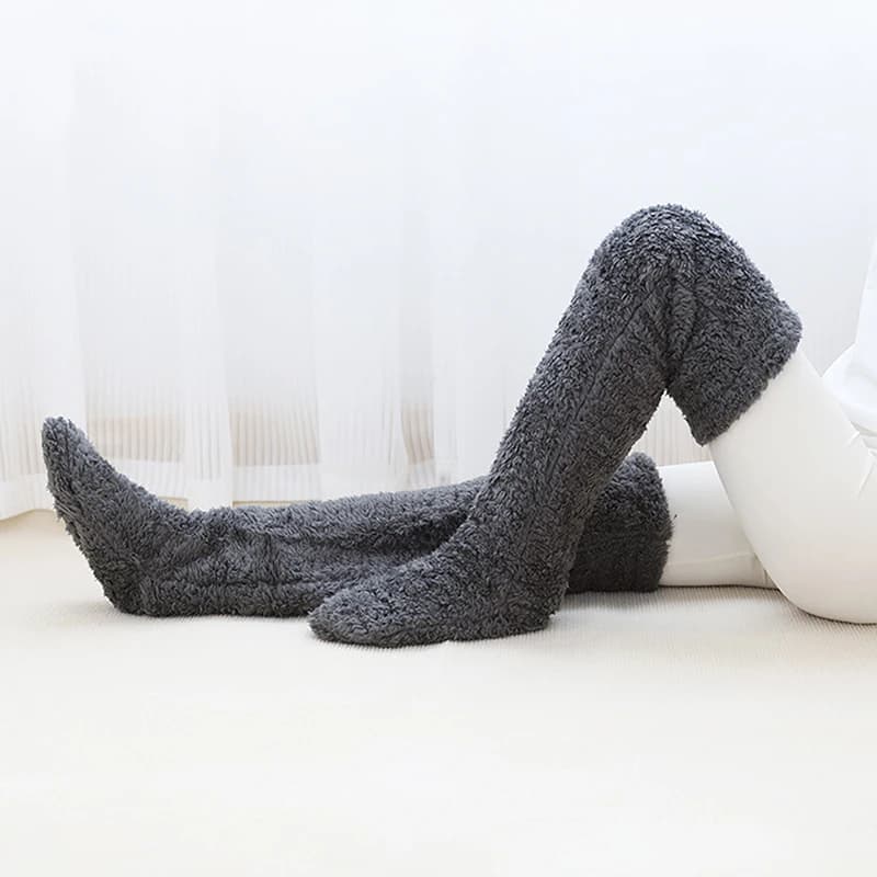 Calze invernali per piedi caldi per donne e uomini Letto multifunzionale per dormire con trapunta Vecchie gambe fredde Calzini per dormire caldi Riscaldamento dei piedi