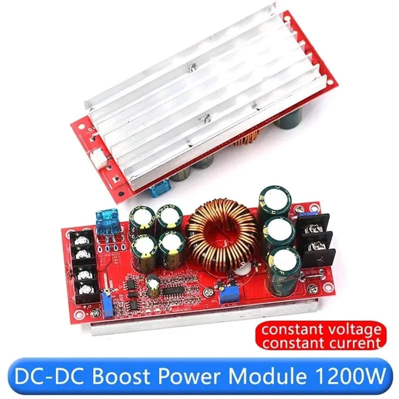 【RECOMMENDED】Constant Voltage Current DC-DC Adjustable Boost Power Module Board 1200W 20A High Power For Laptop Car Audio DIY