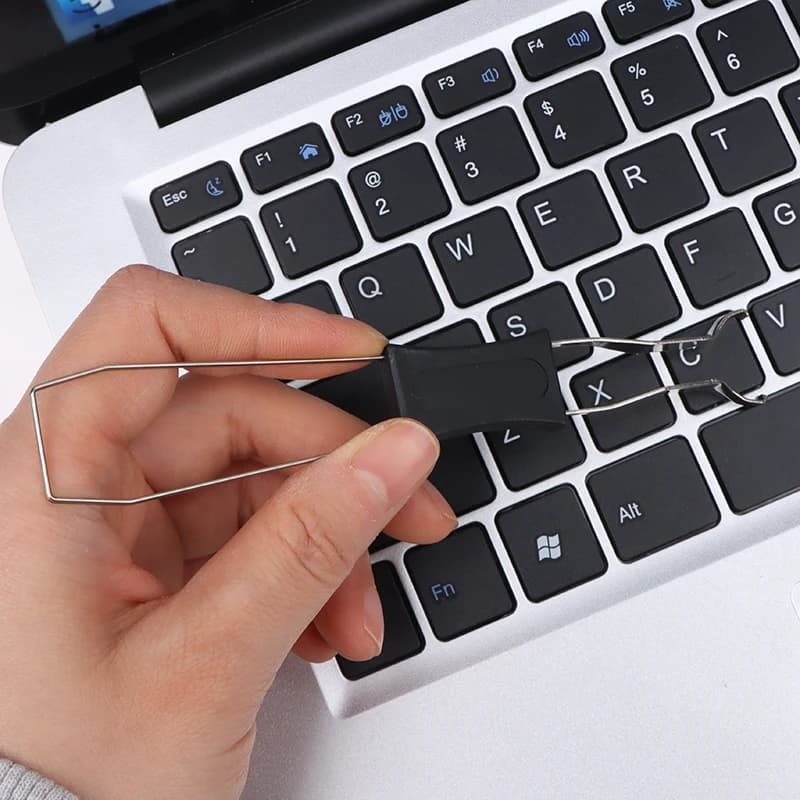2 In 1 interruttore a chiave estrattore Keycap estrattore interruttore a filo sostituzione meccanica dello strumento di rimozione della tastiera