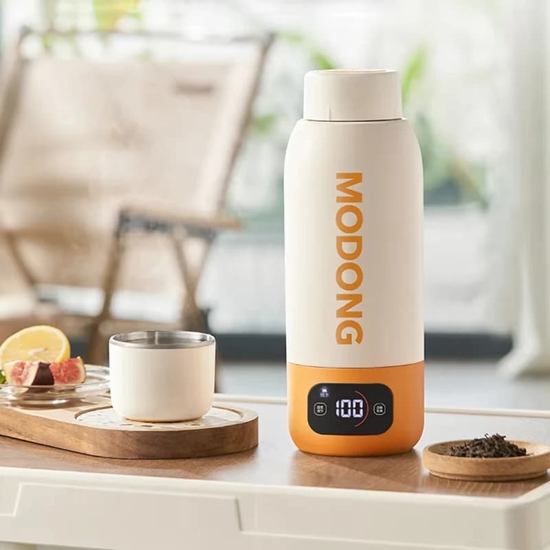 600 ml Portable Electric Kettle Travel Heated Cup Multi-functional Boiled Water Pot Smart Teapot Adjustable Temperature Boilers