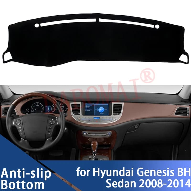 Copri Cruscotto per Hyundai Genesis BH Berlina 4 Porte 2008-2014, Tappetino Protettivo per Cruscotto, Accessori Auto