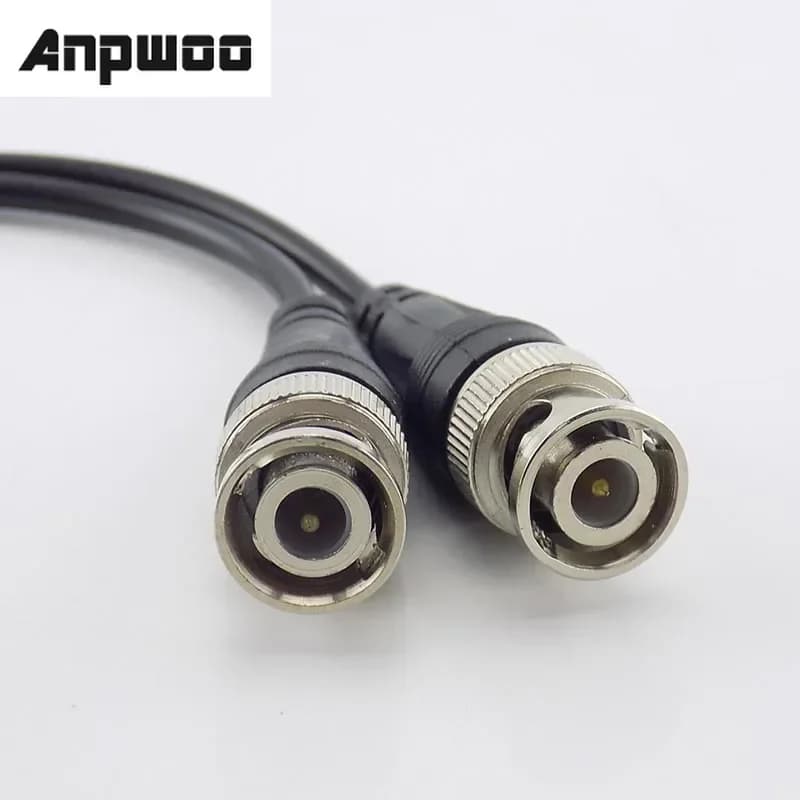 1Pc BNC connettore femmina a adattatore femmina cavo di alimentazione cc cavo CCTV linea connettori BNC cavo per sistema di sicurezza telecamera CCTV
