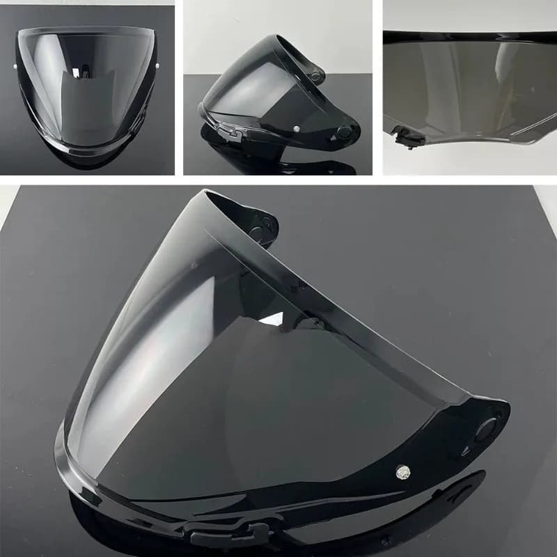 Visiera per Casco Moto LS2 OF603, Lente per Casco Tre Quarti, Protezione UV, Visione Notturna ad Alta Definizione