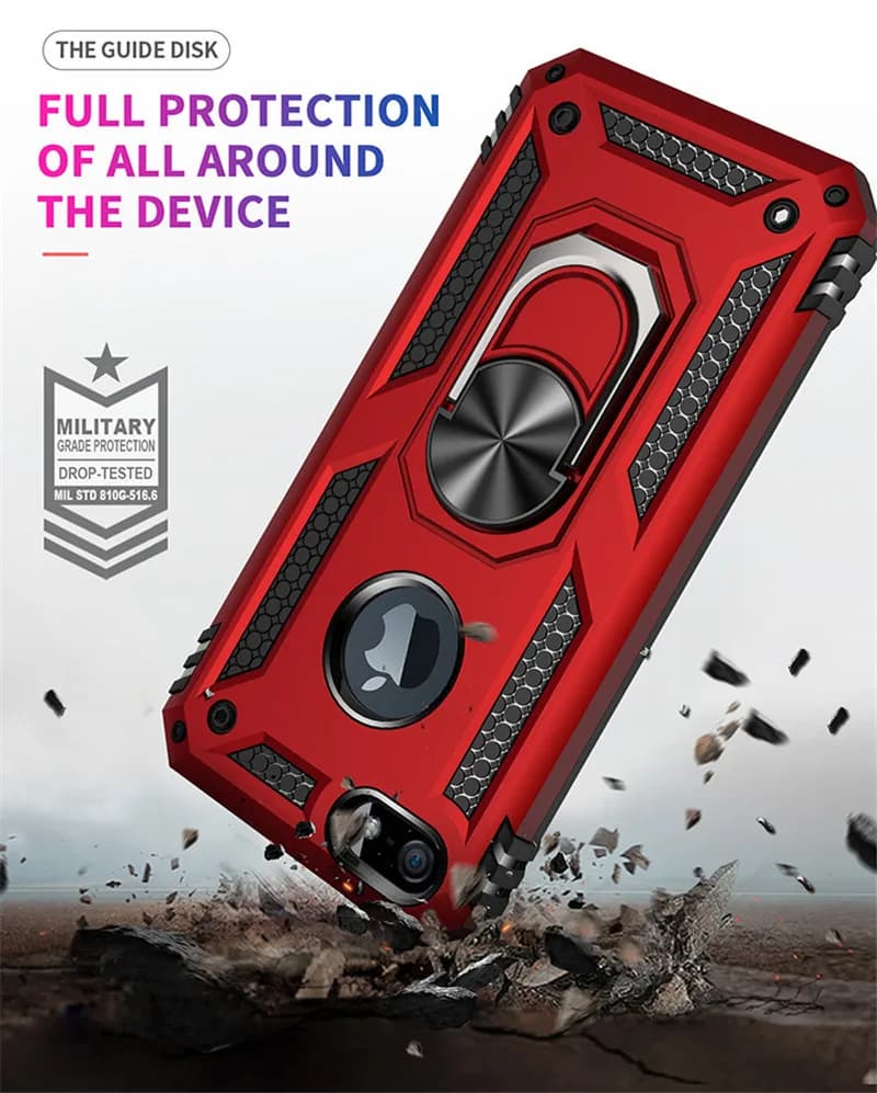 For iPhone 5s 5 SE 2016 Case Magnet Car Ring Stand Holder Cover For iPhone SE 2016 5 S 5G IPhone5s 4.0' Silicone Bumper Coque