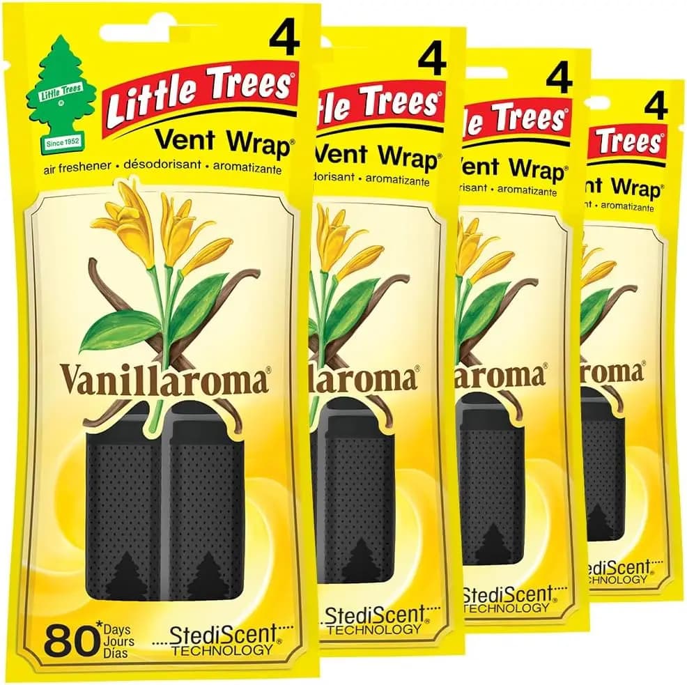Deodorant for Long-Term Car, Invisible Perfume, Pack of 16 Pieces, Vanilla Aroma for Vehicles
