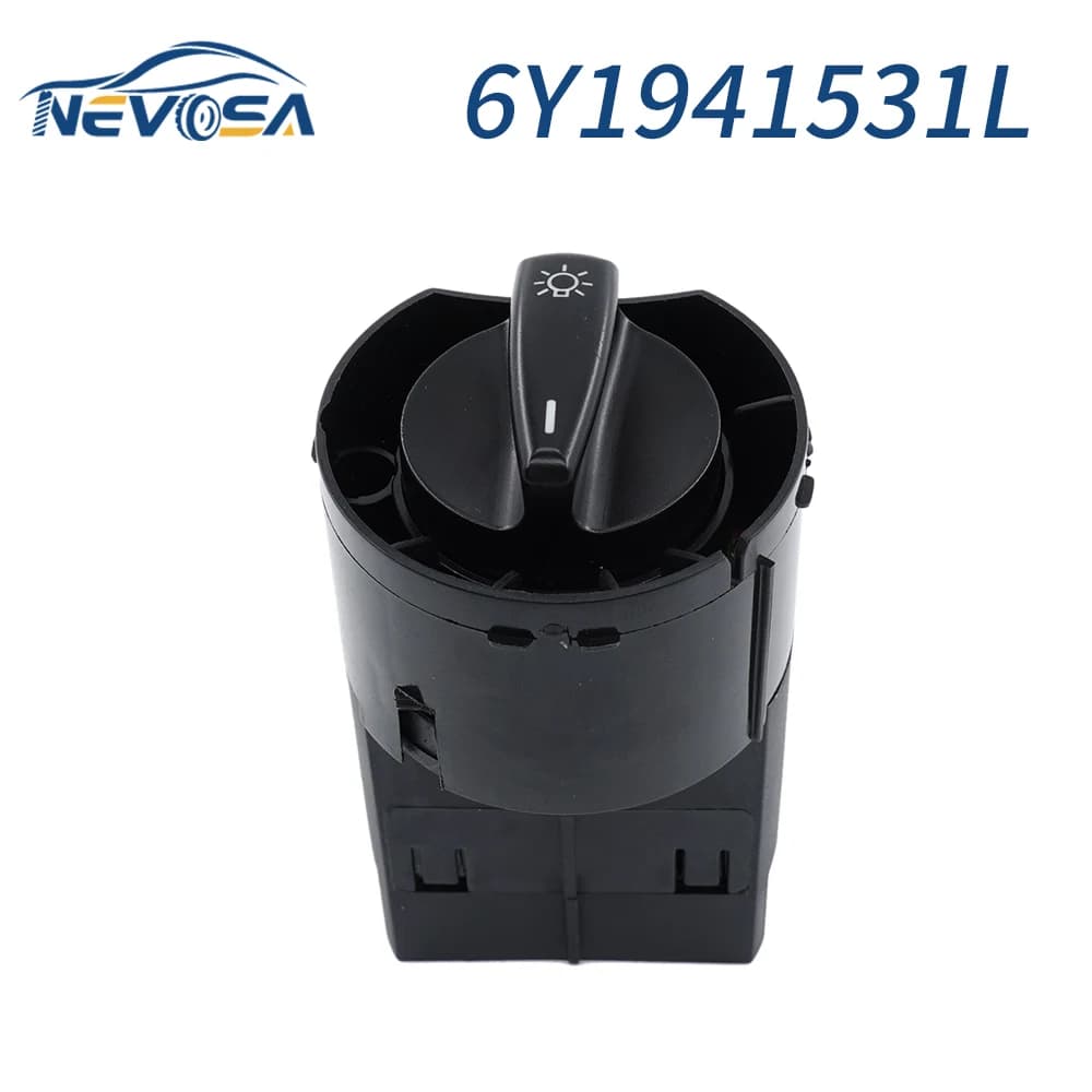 NEVOSA 6Y 1941531 L Auto Faro Fendinebbia Interruttore di Controllo Della Luce Per Audi A3 1997-2003 Per Skoda Fabia 2000-2008 Senza Pannello