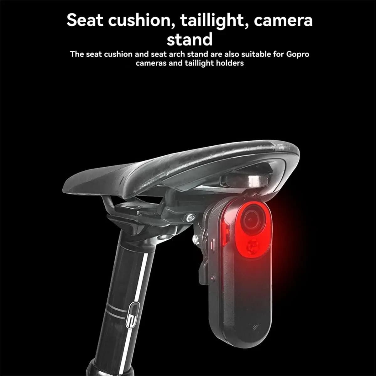 M09K Bicycle Backlight Support for Garmin Varia RCT715 Accessories for installing rear lamp support for bike rear light bracket for bicycle
