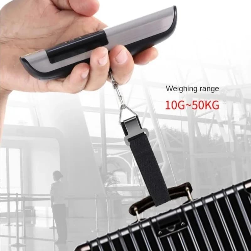 Portable Electronic Hanging Scale 50kg LCD Display Luggage Scale High-precision Spring Scale Weighing Measure PocketScale