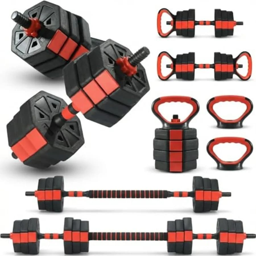 Set of Adjustable Weights 66 4-in-1 Books: Convertible balance and balance sheets in Kettlebell and Home Gym Support