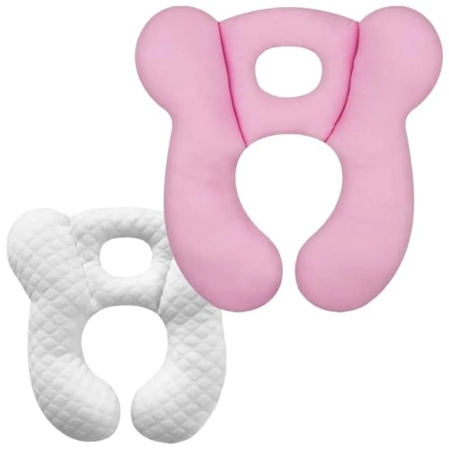 Baby Travel Pillow, Upgrade U-Shape Infant Pillow for Car Seat Pushchair and Stroller, Soft Comfortable Rest Cushion for Newbor