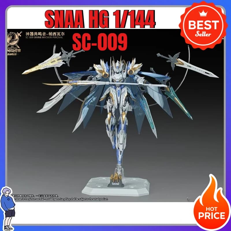Nuovo SNAA SC-009 Divine Invoker-Percival Deluxe Mode Kit HG 1/144 Il Tavolo Rotondo Cavalieri Action Figure Giocattoli Regali