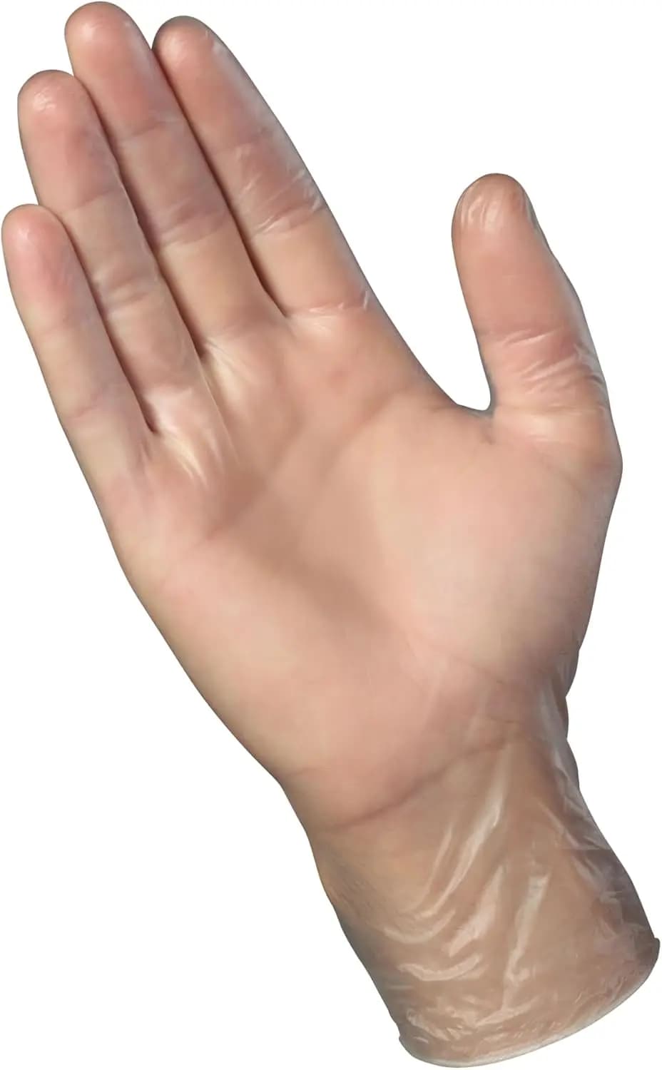 Vinyl Gloves Disposable Single Use Latex Powder & BPA-Free with Beaded Cuff Construction Touch Sensitivity & Dexterity for Flexi