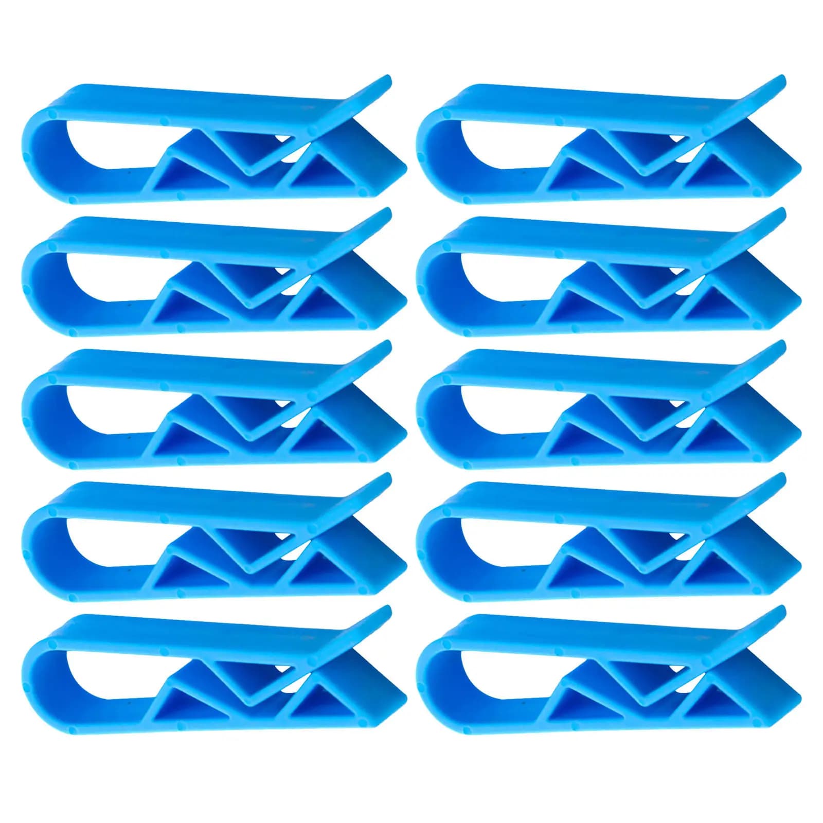 24 Pezzi Clip per Sacchi della Spazzatura in Plastica, Morsetti per Bidoni, Design Compatto e Leggero Antiscivolo per Cucina, Ufficio, Hotel, Cestini