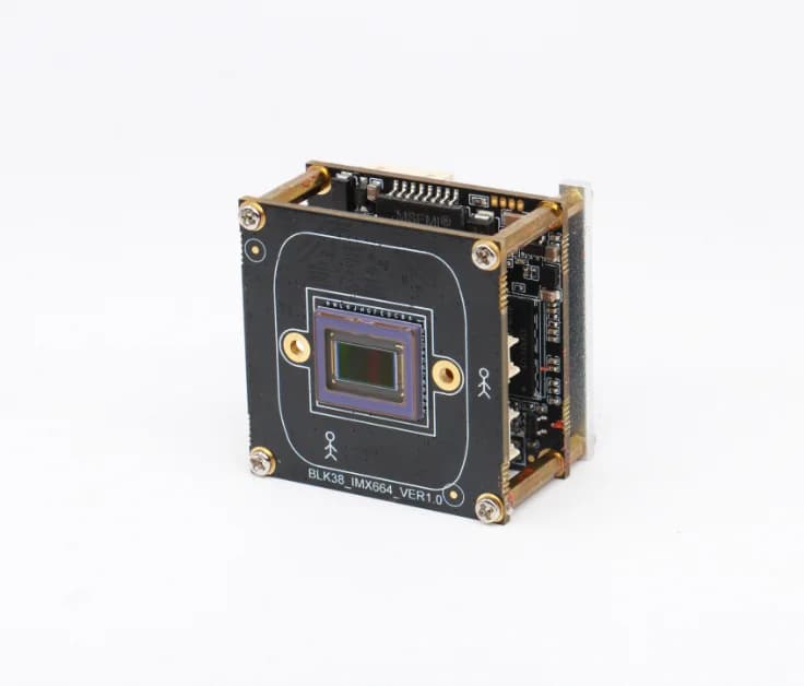 Face Recognition Camera Module HI3516DV500+IMX664 4MP 120dB WDR Dark Light Vision IP Solves Door Backlight Frictionless
