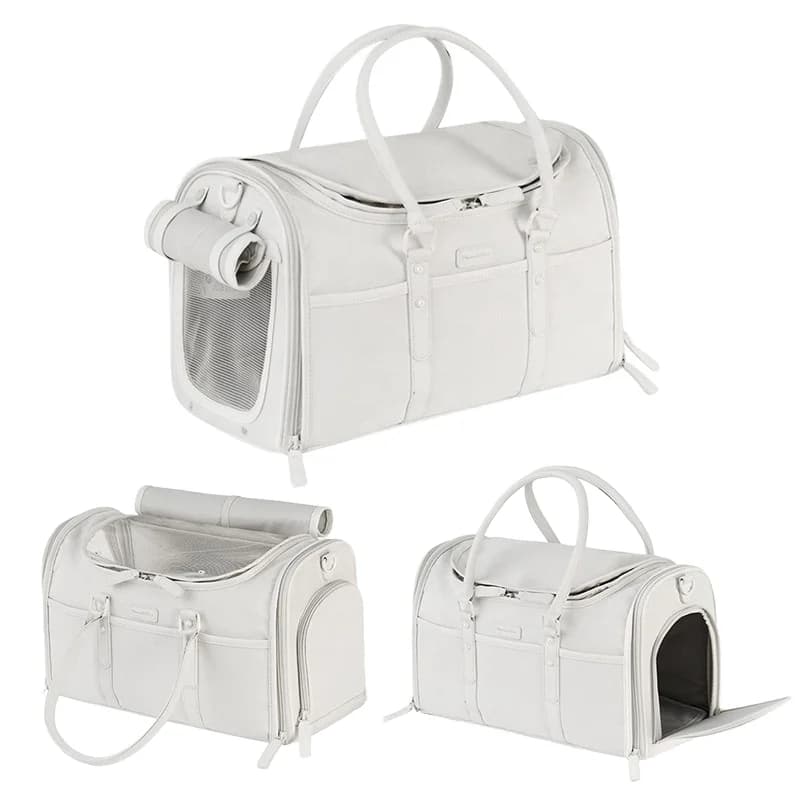 Borsa da trasporto per gatti e cani, zaino traspirante per animali domestici, borsa da viaggio per gatti, borsa portatile per il trasporto di cani e gatti