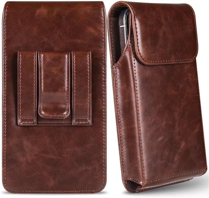 Cover Phone Leather Pouch For vivo X300 Pro Waist Belt Bag Magnetic Phone Flip Case For VIVO X200 Ultra X200s X100 Pro Plus Capa