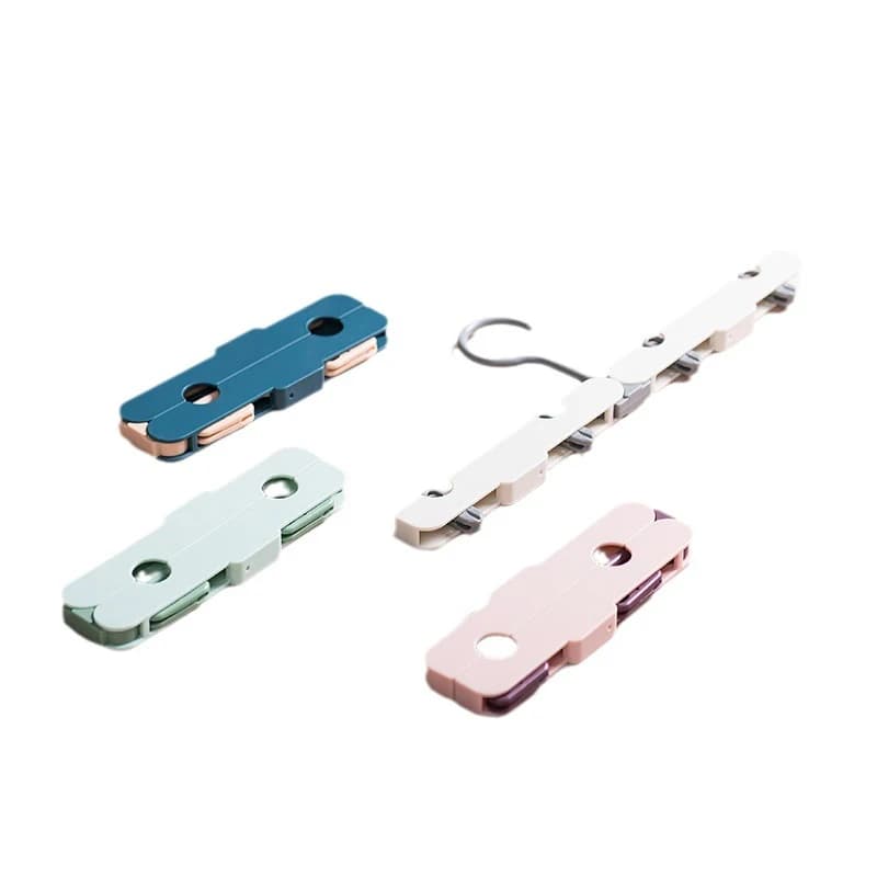 Appendiabiti da viaggio pieghevole portatile stendibiancheria multifunzionale campeggio Indoor Outdoor pieghevole stendibiancheria appendiabiti