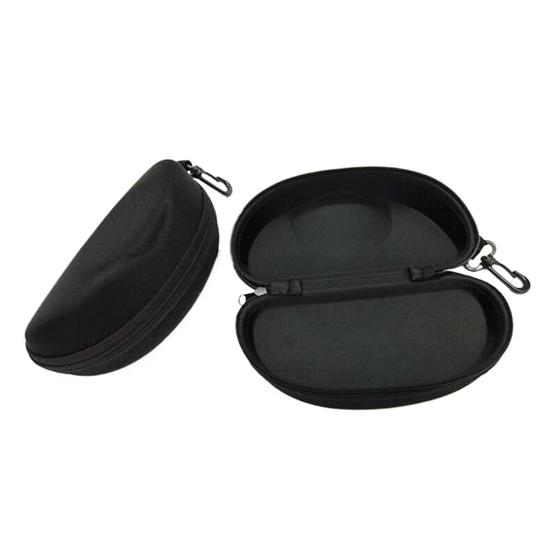 Custodia per occhiali da nuoto, scatola portaocchiali, borsa portaocchiali, custodia nera in EVA per occhiali da sole, custodia con cerniera per occhiali