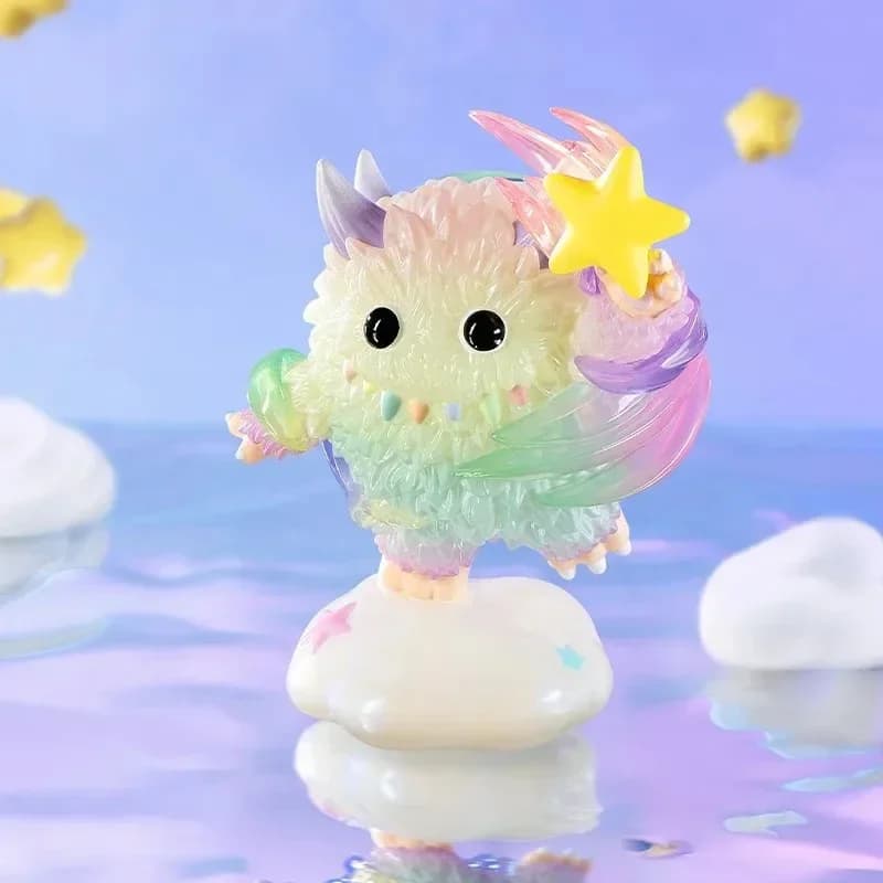 POP MART INSTINCTOY Mostro Fluffy Fantasy Journey Series Blind Box Guess Bag Giocattoli originali Bambola Cute Anime Figure Ornamenti
