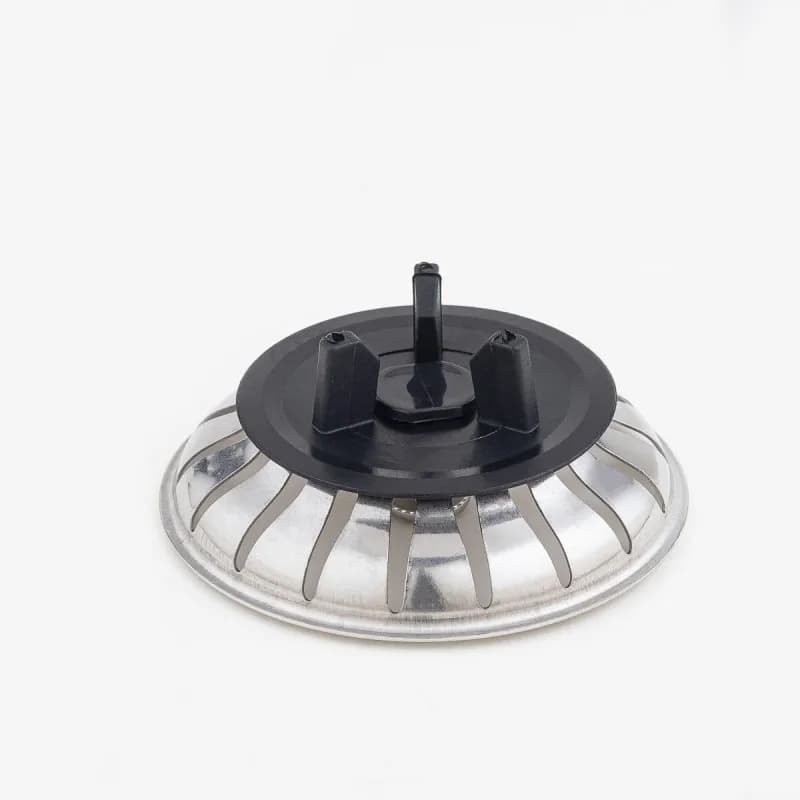 Kitchen Sink Strainer Stainless Steel Drain Filter Plug Basket Three Prong Gasket Stopper Waste Catcher Floor Water Drainage